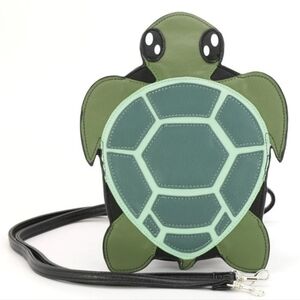 Sea Turtle Purse Crossbody Bag Sleepyville Critters Excellent Condition NWOT